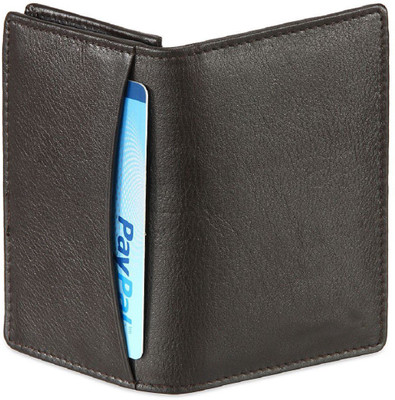 

Peacock Mundkar Boys Black Artificial Leather Card Holder(15 Card Slots)