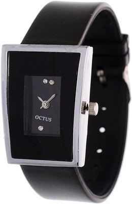 

Shree Enterprise Black With Rectangle Dial Watch - For Girls