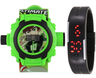 

SD SHOP PROJ-BEN 10_PACK 0F_2_24 Images Digital Watch - For Boys