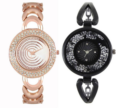 

Icon Fashion Women Watch Combo With Stylish Multicolor Dial Watch - For Girls