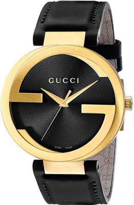 

GUCCI YA133212 Interlocking Latin Grammys Special Edition Leather Strap Watch - For Men