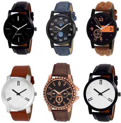 

BOBO BIRD Pack of 6 Stylish Designer Combo Watch For Men & Women OD-125781B Watch - For Boys & Girls