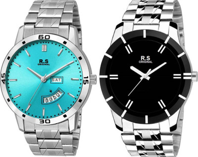

R S Original RSO-4082 DAY AND DATE BLUE WATCH FOR MEN Watch - For Men