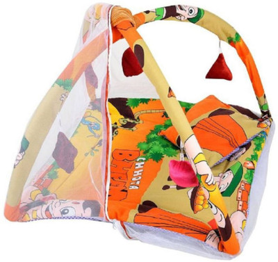 

Kidoyzz Mosquito Protector Comfy Baby Sleeping Mosquito Net KDPLG017 Portable Crib(Fabric, Multicolor)