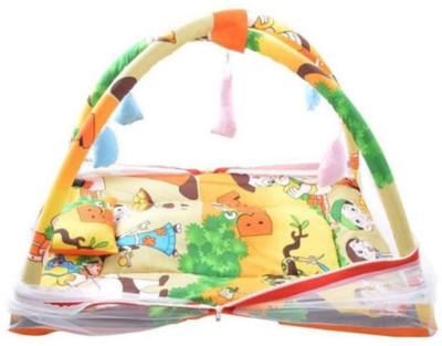 

Kidoyzz Mosquito Protector Comfy Baby Sleeping Mosquito Net KDPLG031 Portable Crib(Fabric, Multicolor)