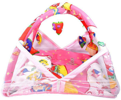 

Kidoyzz Mosquito Protector Comfy Baby Sleeping Mosquito Net KDPLG015 Portable Crib(Fabric, Multicolor)