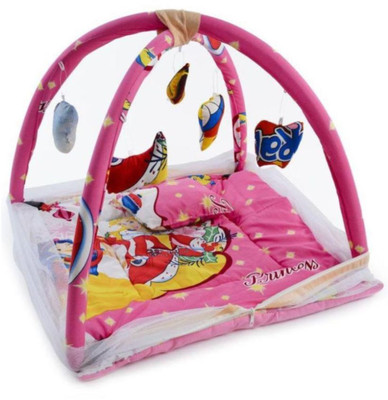 

Kidoyzz Mosquito Protector Comfy Baby Sleeping Mosquito Net KDPLG023 Portable Crib(Fabric, Multicolor)