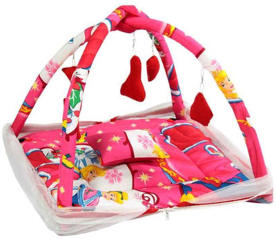 

Kidoyzz Mosquito Protector Comfy Baby Sleeping Mosquito Net KDPLG024 Portable Crib(Fabric, Multicolor)
