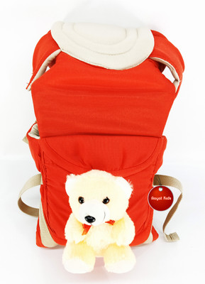 

Aayat Kids SmartBuy Rich Safer Teddy Bear 36 Baby Carrier(Red, Front Carry facing in)