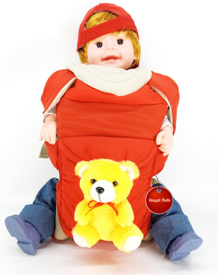 

Aayat Kids SmartBuy Rich Safer Teddy Bear 31 Baby Carrier(Red, Front Carry facing in)