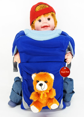 

Aayat Kids Smart Buy Rich Blue Strong 10 Baby Carrier(Blue, Front Carry facing in)
