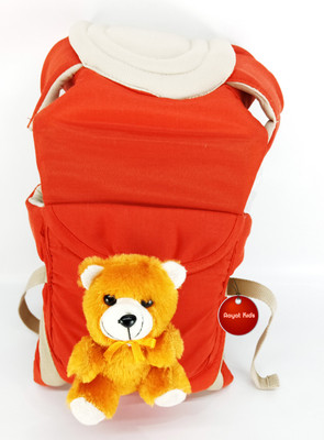 

Aayat Kids SmartBuy Rich Safer Teddy Bear 37 Baby Carrier(Red, Front Carry facing in)