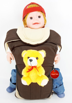 

Aayat Kids SmartBuy Rich Safer Teddy Bear 03 Baby Carrier(Brown, Front Carry facing in)