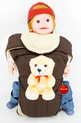 

Aayat Kids SmartBuy Rich Safer Teddy Bear 04 Baby Carrier(Brown, Front Carry facing in)