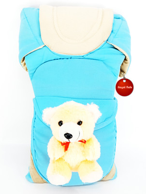 

Aayat Kids SmartBuy Rich Safer Teddy Bear 46 Baby Carrier(Light Blue, Front Carry facing in)