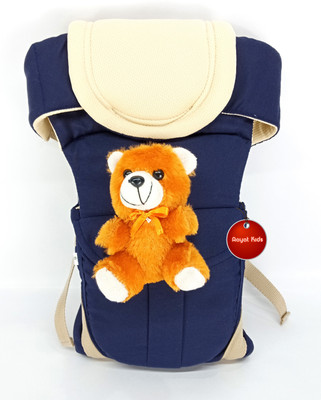 

Aayat Kids SmartBuy Rich Safer Teddy Bear 13 Baby Carrier(Dark Blue, Front Carry facing in)