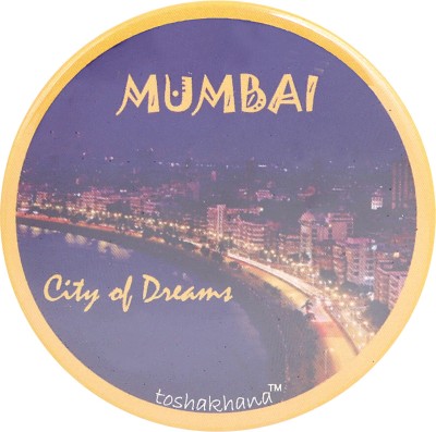 toshakhana City of Dreams Mumbai Maharashtra India Souvenir Fridge Magnet Pack of 1(Multicolor)