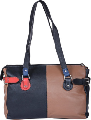 

HIDECART Two Colored Women's Shoulder Bag Shoulder Bag(Multicolor, 7 L)
