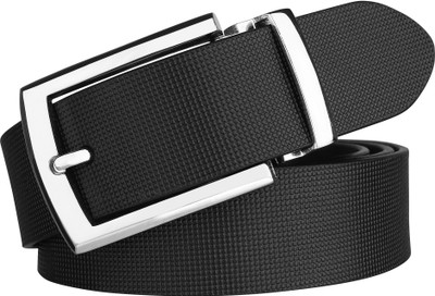 

ZORO Men Formal, Casual, Party Black Genuine Leather Belt, Executive black