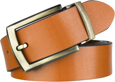 

ZORO Men Formal, Casual, Party Tan Genuine Leather Belt, Antique tan