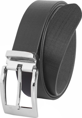 

ZORO Men Formal, Casual, Party Black Genuine Leather Belt, Executive black