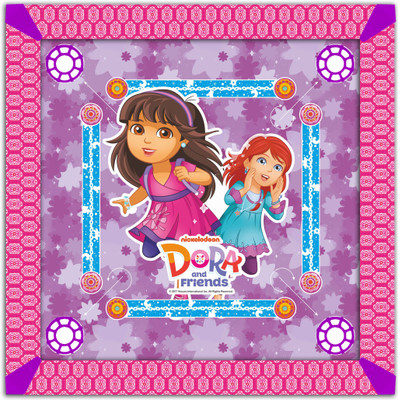 

Dora & Friends Kids Carrom Board (26x26 inch) Board Game