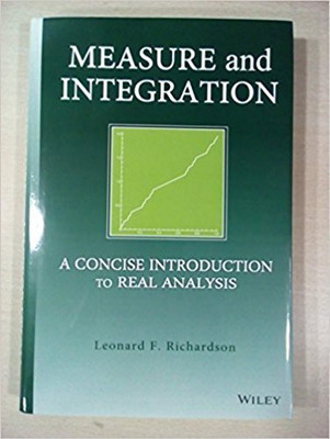 Measure And Integration A Concise Introduction To Real Analysis(English, Hardcover, Richardson)