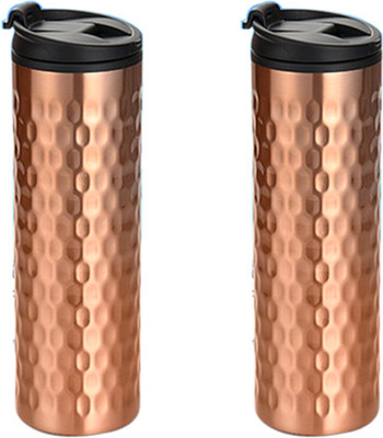 

Giftplex GFTPLX_14 750 ml Sipper(Pack of 2, Brown), Copper 04