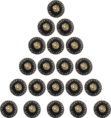 

Fabric and Lace BT071E Metal Buttons(Pack of 20)