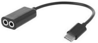 Techvik Multicolor Type C Male to Dual 3.5mm Female Audio Headphone Splitter Adapter for Type-C Smartphone Phone Converter(Android, iOS) Techvik Multicolor Type C Male to Dual 3.5mm Female Audio Headphone Splitter Adapter for Type-C Smartphone Phone Converter(Android, iOS)