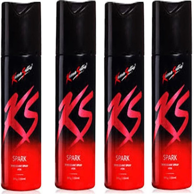 

KamaSutra SPARK Deodorant Spray - For Men(600 ml, Pack of 4)