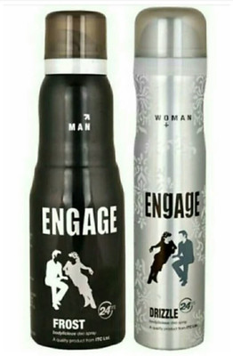 

Engage deodorant Frost+Drizzle (300 ml, pack of 2) Deodorant Spray - For Men & Women(300 ml, Pack of 2)