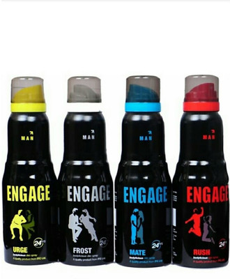 

Engage deodorant Combo Set(600 ml, pack of 4) Deodorant Spray - For Women(600 ml, Pack of 4)