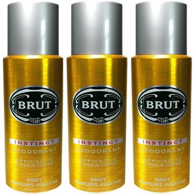 

Brut INSTINCT Deodorant Spray - For Men(600 ml, Pack of 3)