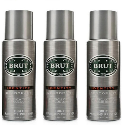 

Brut IDENTITY Deodorant Spray - For Men(600 ml, Pack of 3)