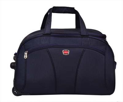

emblem (Expandable) LEO 24 INCH BLUE Duffel Strolley Bag(Blue)