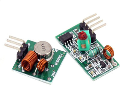 

TechRin 433Mhz Transmitter and Receiver Educational Electronic Hobby Kit