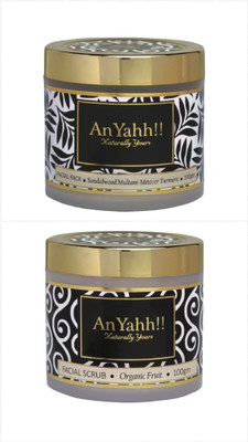 

An Yahh Scrub 100GM + Face Pack 100GM(200 g)