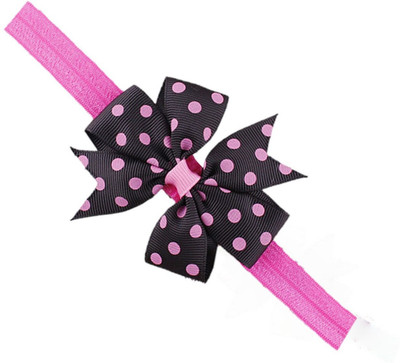 

ADS_Trendyzones Baby Headbands Hairband Grosgrain Ribbon Boutique Dotted Bow Bowknot for Girls Newborn Teens Infant Toddler hair band Head Band(Multicolor)