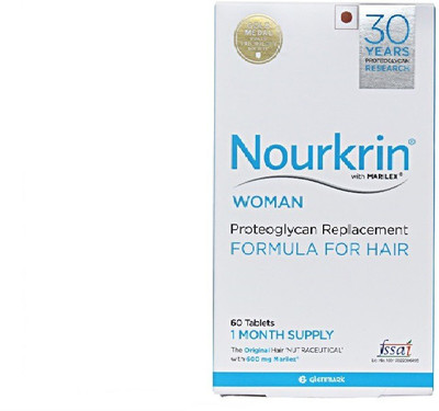 

Glenmark Nourkin Woman Proteoglycan Replacement Formula For Hair, 60 Tablets(300 g)