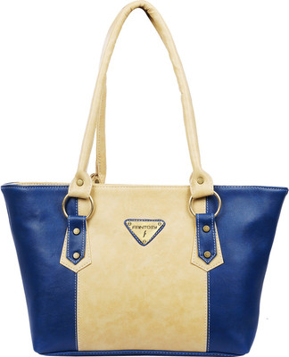 

Fantosy Shoulder Bag(Blue, Beige), Beige;blue