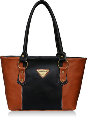 

Fantosy Shoulder Bag(Tan, Black), Black;tan