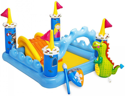 

BE YOU OWN LABEL KIDS FANTASY CASTLE BATH TUB POOL 57138 FOR KIDS Inflatable Pool(Multicolor)