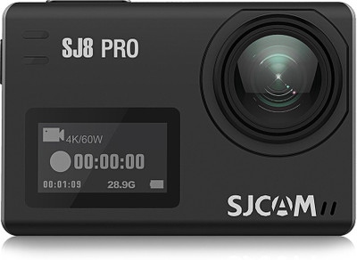 

SJCAM SJ8 Pro Native 4K 60fps Wifi Action Camera 2.33" IPS Retina Display Type C Port Waterproof - Black Full Set Instant Camera(Black)
