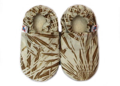 

SKIPS Boys & Girls Slip on Moccasins(Beige, Beige palm leaves print