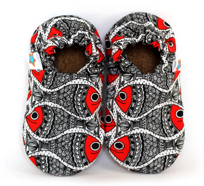 

SKIPS Boys & Girls Slip on Moccasins(Black, Black white orange