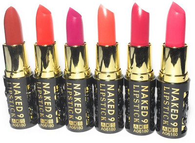 

ADS Naked Waterproof Lipstick(Set of-6)(multicolour)