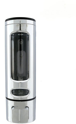 

Dropware Chrome Finish soap Dispenser/Shampoo/Lotion/Liquid Soap/Sanitizer for Home,Bathroom,Kitchen,Offices,Hotels Wall Mounted Dispenser in ABS Plastic 400ml [Sliver] 400 ml Foam, Conditioner, Lotion, Shampoo, Soap, Gel Dispenser(Silver)