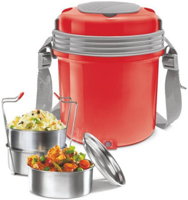 MILTON Electron Tiffin 3 Containers Lunch Box 3 Containers Lunch Box(360 ml)