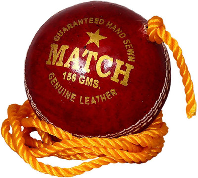 

QUINERGYS ™ Practice Poly Hanging Cricket Ball Cricket Bat Mallet Cricket Training Ball(Pack of 1, Red)
